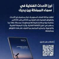 اطلاق دليل للأحداث والظواهر الفلكية في سماء السعودية حتى 2030