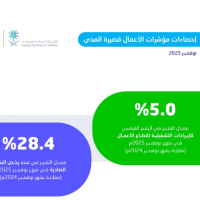  ارتفاع الرقم القياسي للإيرادات التشغيلية في المملكة بنسبة 5.0% خلال نوفمبر 2025