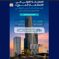 السعودية تتصدر الاستثمار الجرئ إقليميا لعام 2025